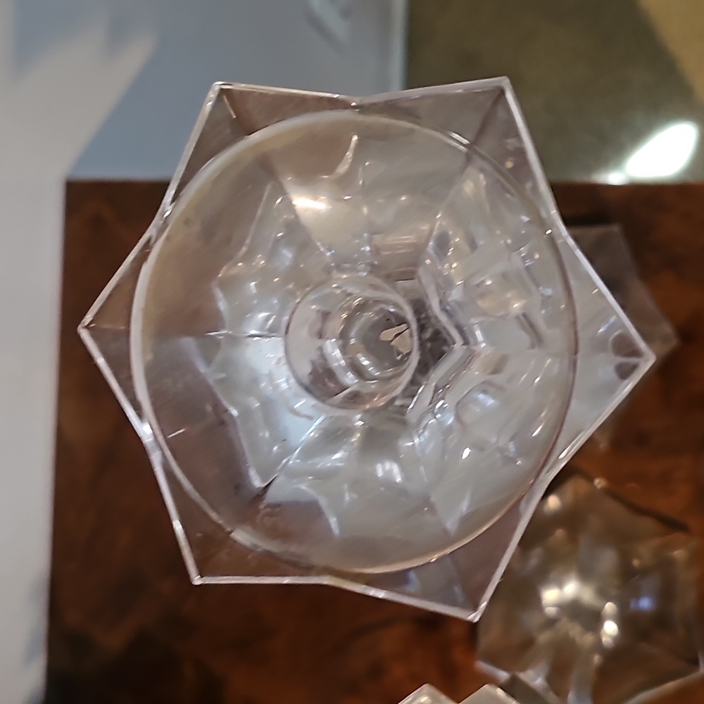 Crystal candle holders - Picture 3 of 8